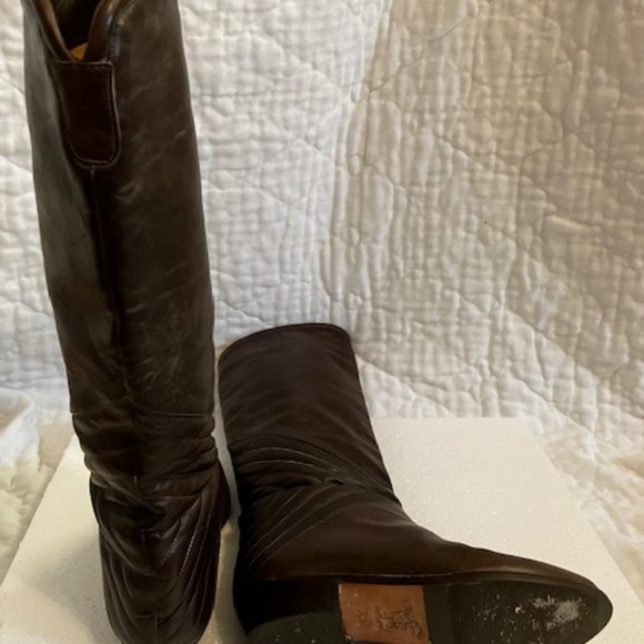 Vero Cuoio knee high leather boots size 35 1/2 - Picture 3 of 5